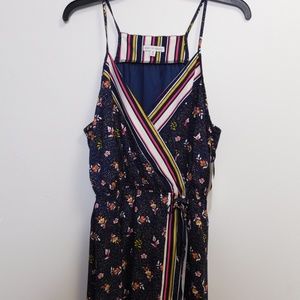 SPIRIT OF GRACE  Summer Navy Blue floral Dress.